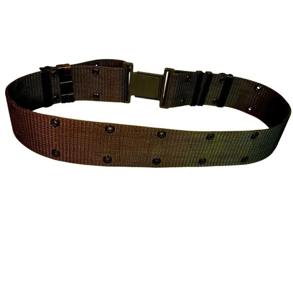 Vintage USGI US Military Individual Equipment Nylon Belt LC-2 Size Medium 30